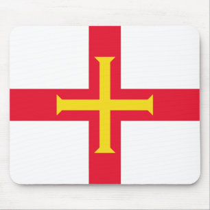 Alfombrilla De Ratón Bandera de Guernsey