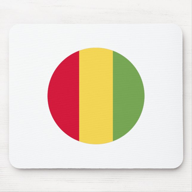 Alfombrilla De Ratón Bandera de Guinea (Frente)