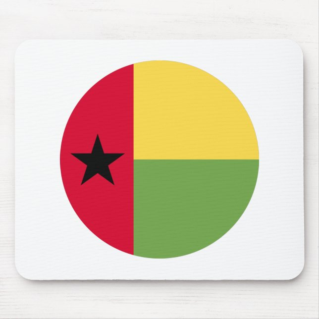 Alfombrilla De Ratón Bandera de Guinea Bissau (Frente)