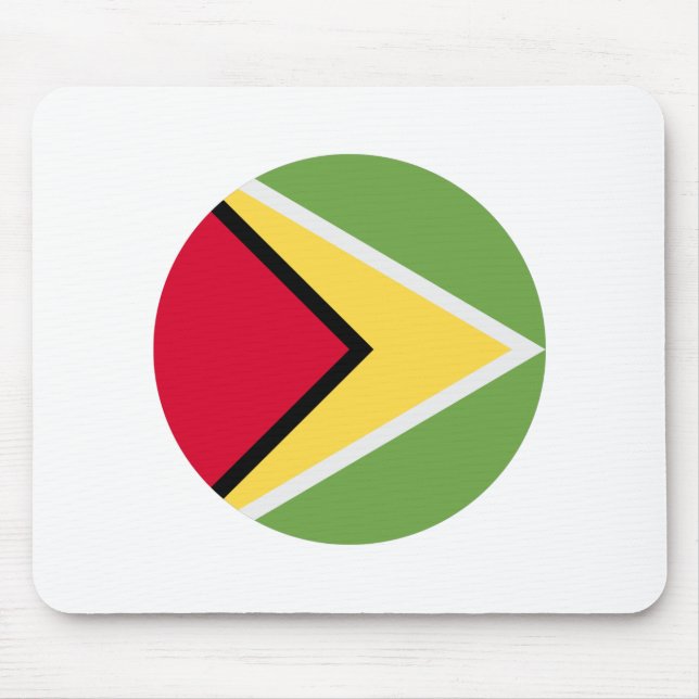 Alfombrilla De Ratón Bandera de Guyana (Frente)