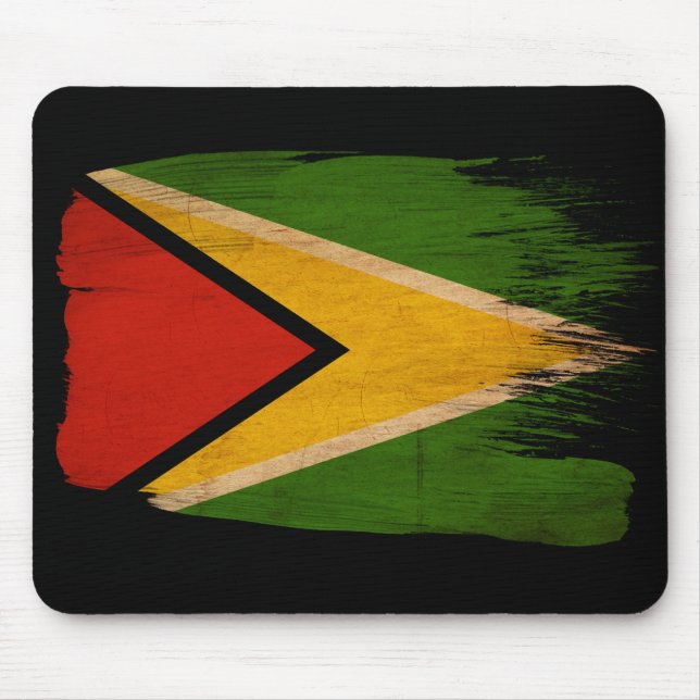Alfombrilla De Ratón Bandera de Guyana (Frente)