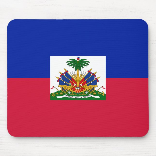 Alfombrilla De Ratón Bandera de Haití (Frente)