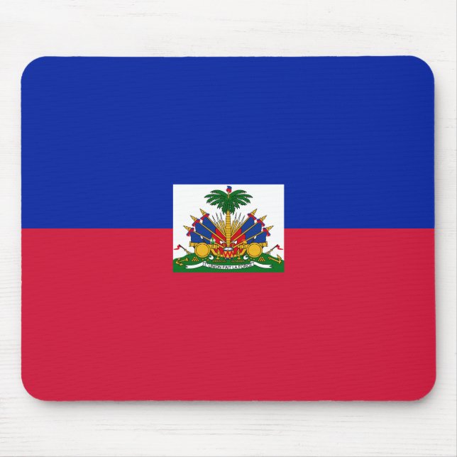 Alfombrilla De Ratón Bandera de Haití (haitiana) (Frente)