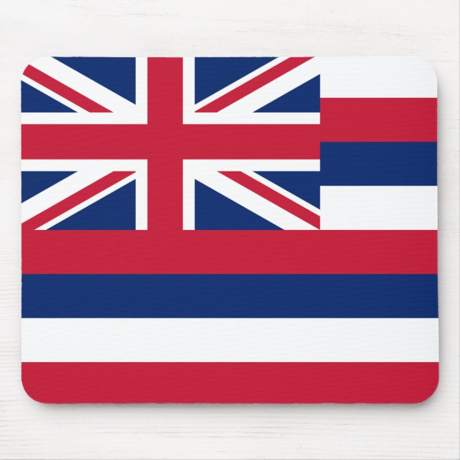 Alfombrilla De Ratón Bandera de Hawaii (Estado de los Estados Unidos) (Frente)
