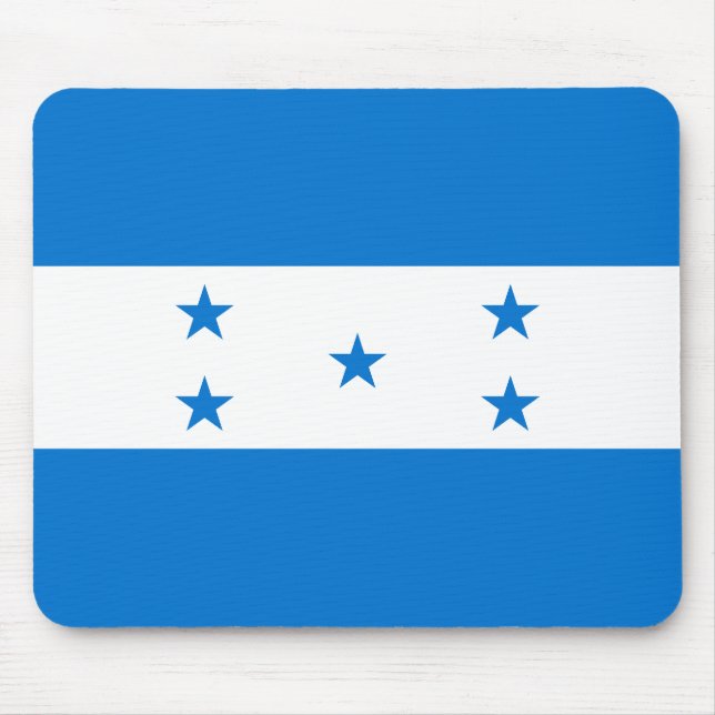 Alfombrilla De Ratón Bandera de Honduras Patriótica (Frente)