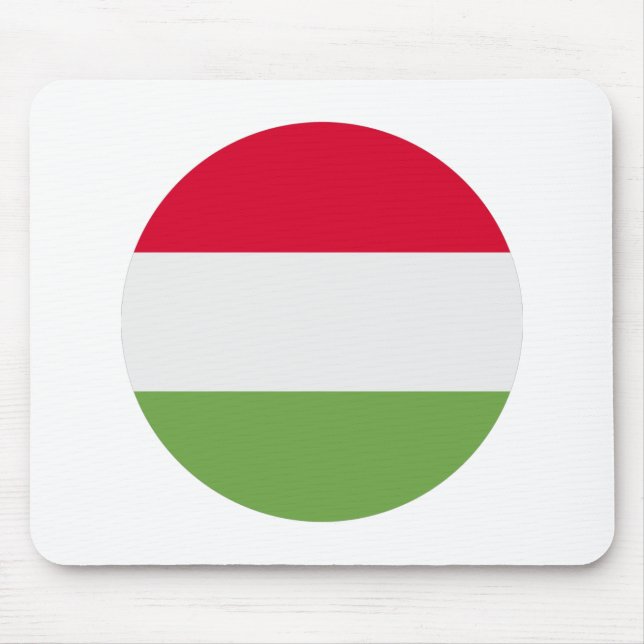 Alfombrilla De Ratón Bandera de Hungría (Frente)