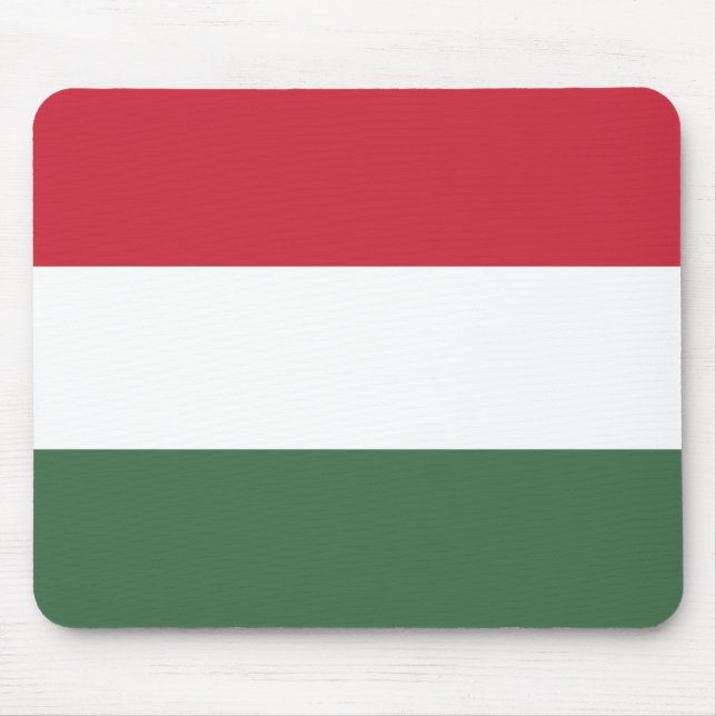 Alfombrilla De Ratón Bandera de Hungría (Frente)