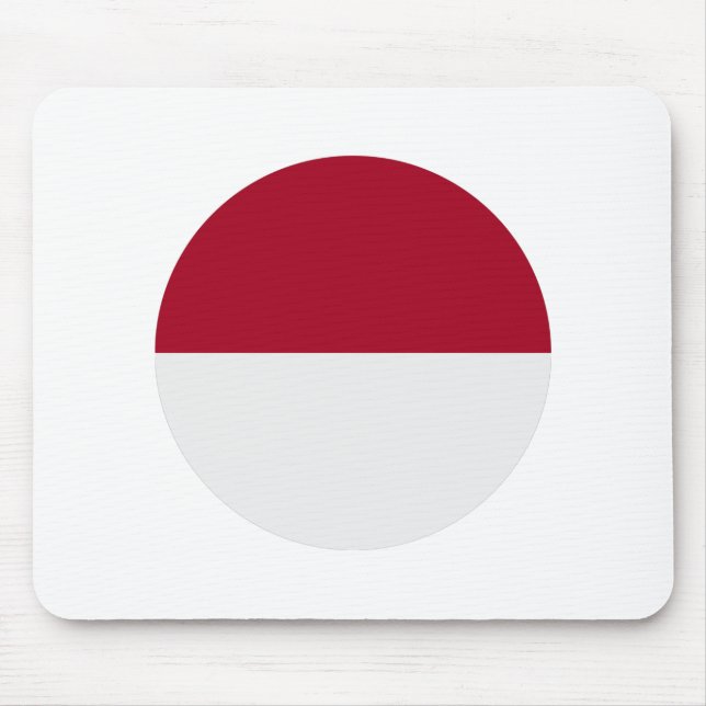 Alfombrilla De Ratón Bandera de Indonesia (Frente)
