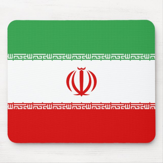 Alfombrilla De Ratón Bandera de Irán (Frente)