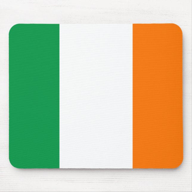 Alfombrilla De Ratón Bandera de Irlanda del irlandés (Frente)