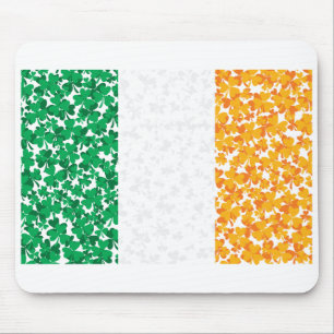 Alfombrilla De Ratón Bandera de Irlanda Shamrock