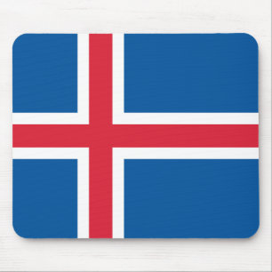 Alfombrilla De Ratón Bandera de Islandia
