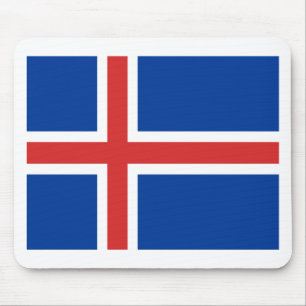 Alfombrilla De Ratón Bandera de Islandia