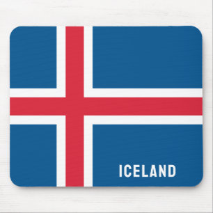 Alfombrilla De Ratón Bandera de Islandia
