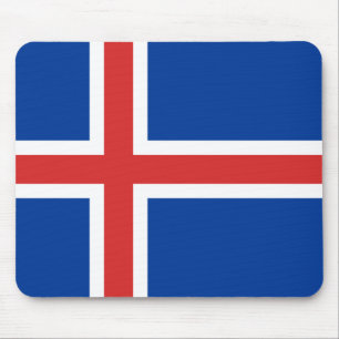 Alfombrilla De Ratón Bandera de Islandia