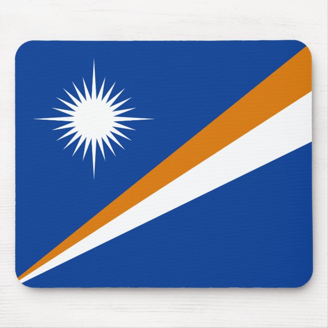 Alfombrilla De Ratón Bandera de Islas Marshall (Frente)