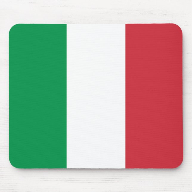 Alfombrilla De Ratón Bandera de Italia (Frente)