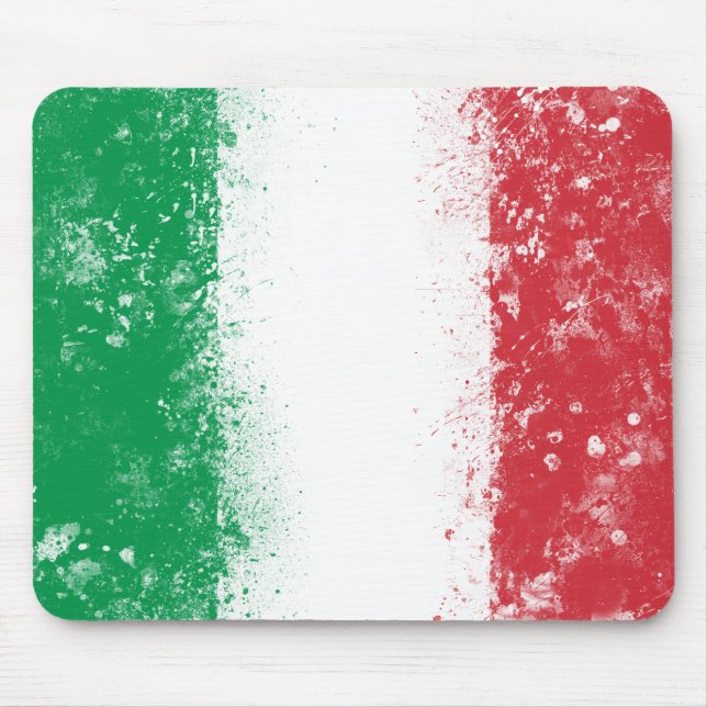 Alfombrilla De Ratón Bandera de Italia (Frente)
