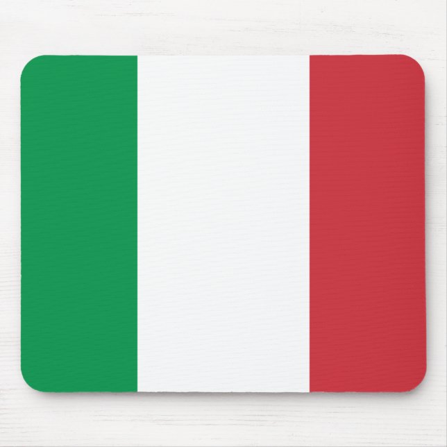Alfombrilla De Ratón Bandera de Italia (Frente)