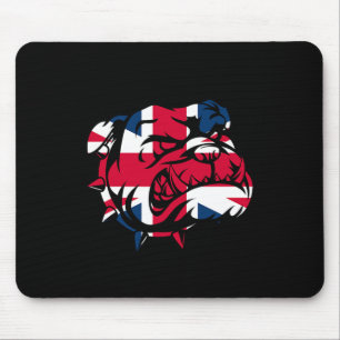 Alfombrilla De Ratón Bandera de Jack de Unión de bulldoges