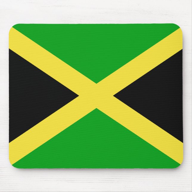 Alfombrilla De Ratón Bandera de Jamaica (Frente)