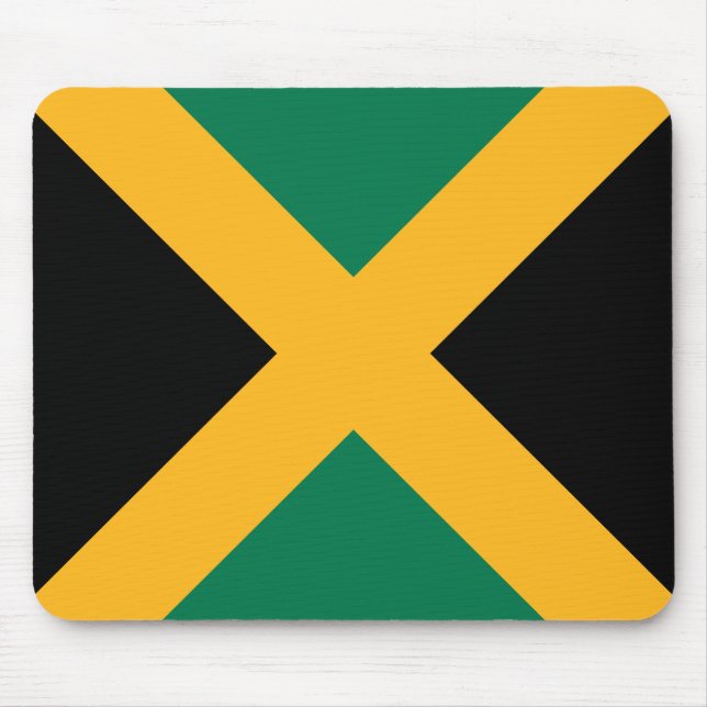 Alfombrilla De Ratón Bandera de Jamaica (Frente)