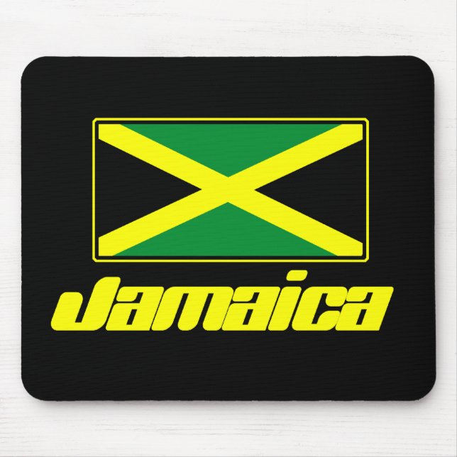 Alfombrilla De Ratón Bandera de Jamaica (Frente)