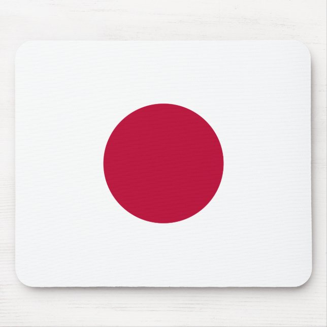 Alfombrilla De Ratón Bandera de Japón (Frente)