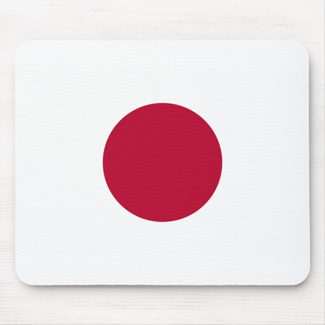 Alfombrilla De Ratón Bandera de Japón (Frente)