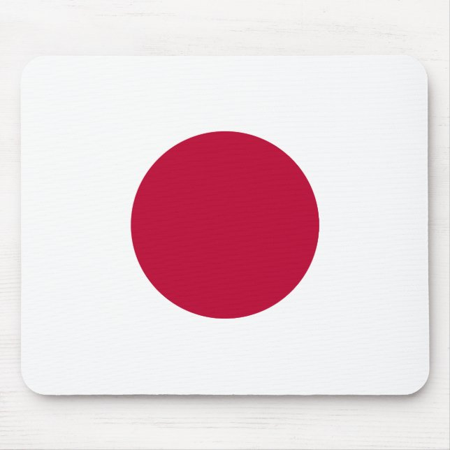 Alfombrilla De Ratón Bandera de Japón (japonesa) (Frente)