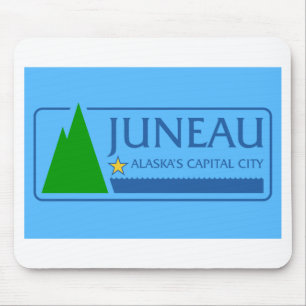 Alfombrilla De Ratón Bandera de Juneau, Alaska