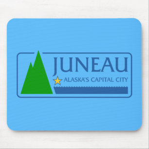 Alfombrilla De Ratón Bandera de Juneau, Alaska Mouse Pad