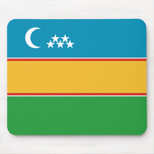 Alfombrilla De Ratón Bandera de Karakalpakstan (Frente)