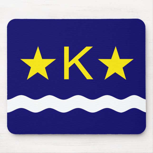Alfombrilla De Ratón Bandera de Kinshasa, toalla de ratón del Congo (Frente)