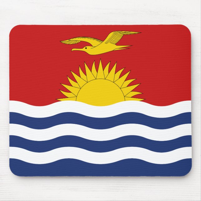 Alfombrilla De Ratón Bandera de Kiribati (Frente)