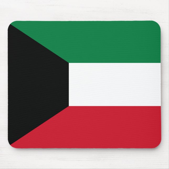 Alfombrilla De Ratón Bandera de Kuwait (Frente)