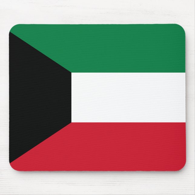 Alfombrilla De Ratón Bandera de Kuwait (Frente)
