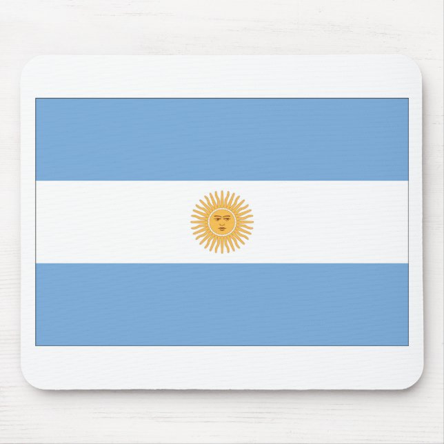 Alfombrilla De Ratón Bandera de la Argentina (Frente)