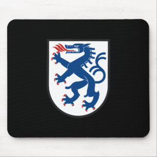 Alfombrilla De Ratón bandera de la ciudad de Ingolstadt alemania símbol