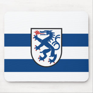 Alfombrilla De Ratón bandera de la ciudad de Ingolstadt alemania símbol