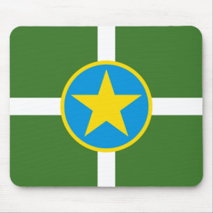 Alfombrilla De Ratón Bandera de la ciudad de Jackson, Almohadilla del r