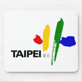 Alfombrilla De Ratón Bandera de la ciudad de Taipei (Taiwán)