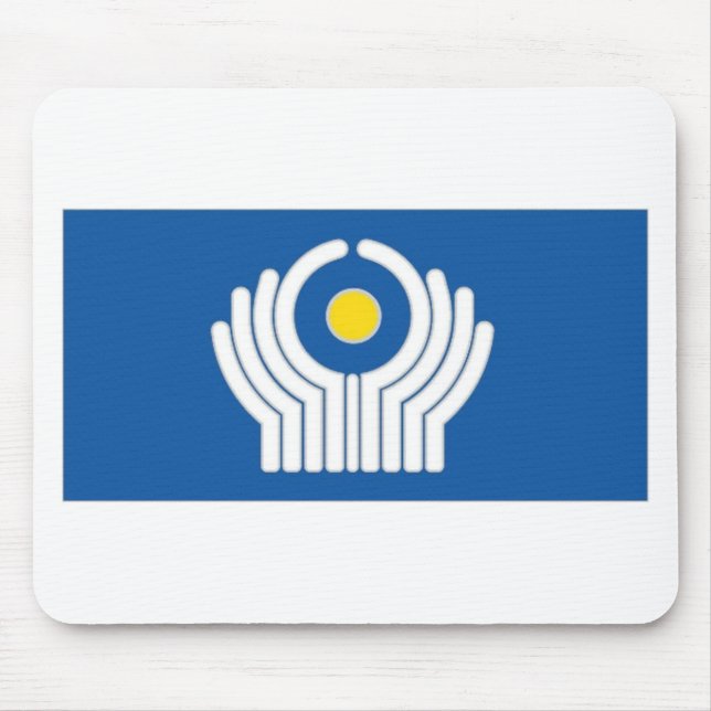 Alfombrilla De Ratón Bandera de la Comunidad de Estados independientes (Frente)