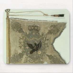 Alfombrilla De Ratón Bandera de la infantería prusiana debajo de