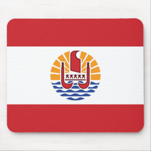 Alfombrilla De Ratón Bandera de la Polinesia Francesa