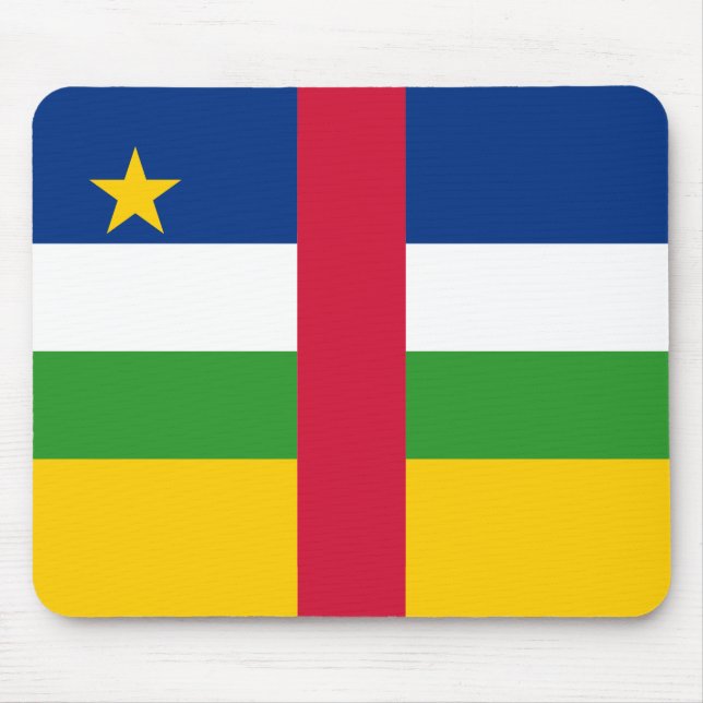 Alfombrilla De Ratón Bandera de la República Centroafricana (Frente)