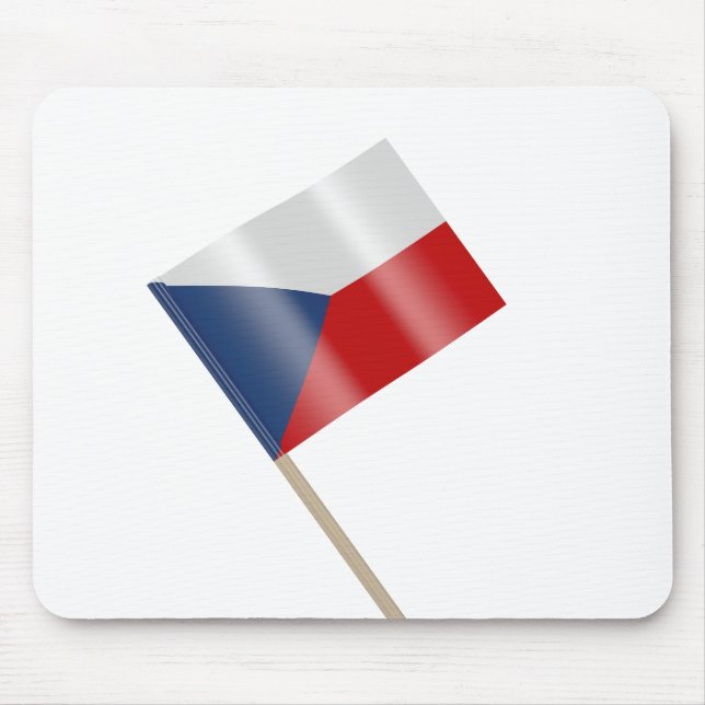 Alfombrilla De Ratón Bandera de la República Checa (Frente)