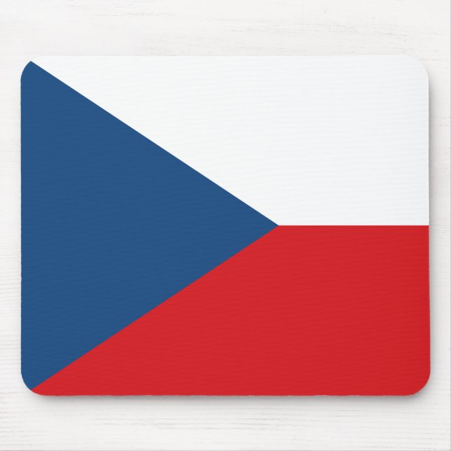 Alfombrilla De Ratón Bandera de la República Checa (Frente)