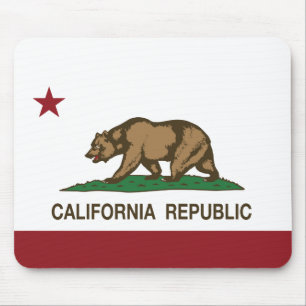 Alfombrilla De Ratón Bandera de la república de California
