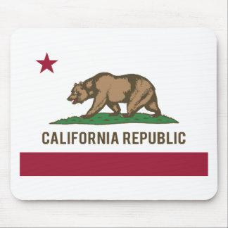 Alfombrilla De Ratón Bandera de la república de California - color
